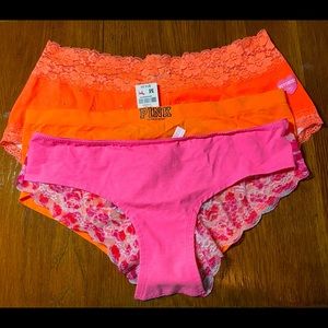 Bundle of PINK Victoria’s Secret Panties - Medium